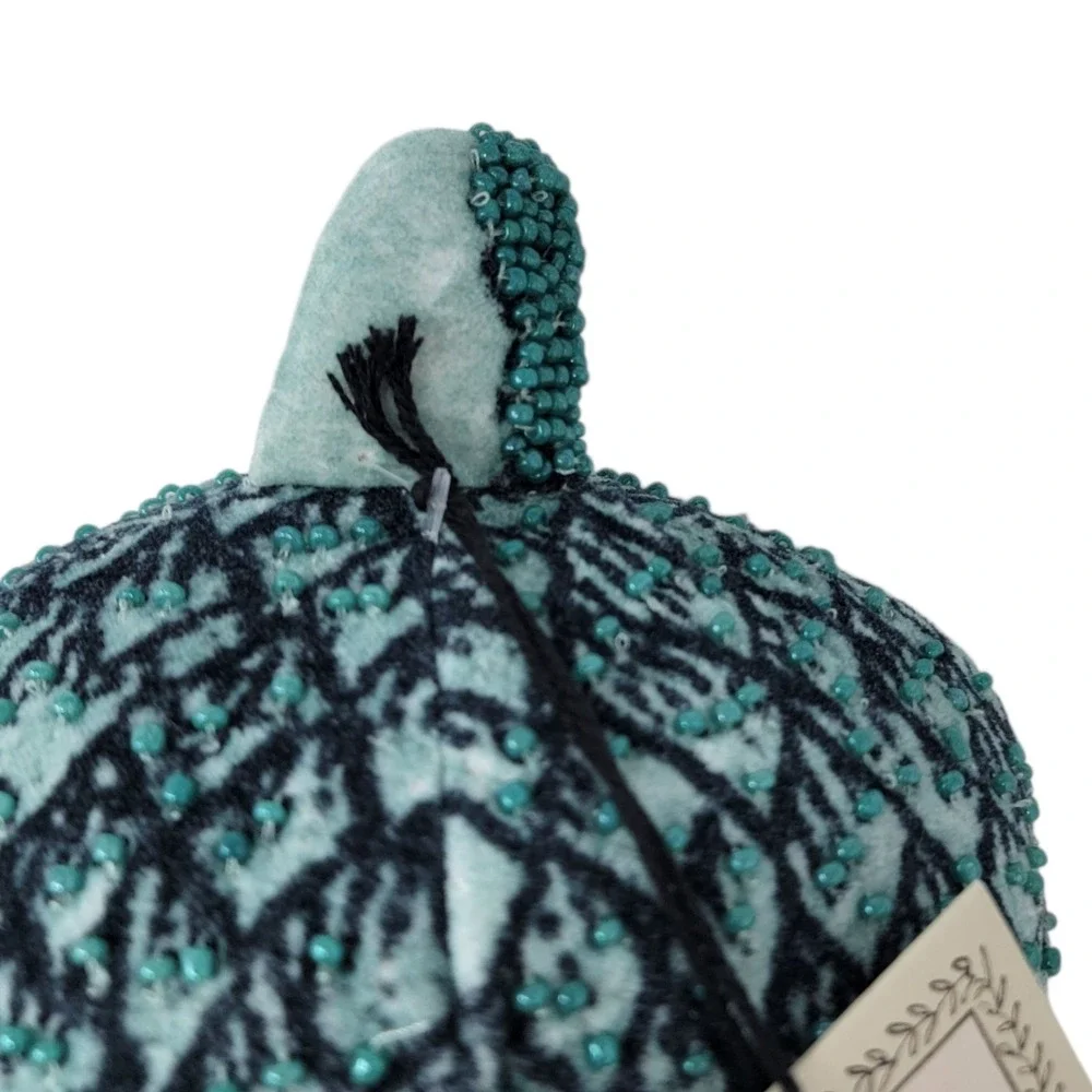 John Derian X Target 2024 Thanksgiving Fall Acorn‎ Pillow Beaded Embellished New